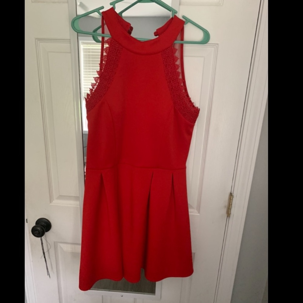 Red mini Dress